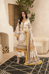 Printed - Lawn - 3pc - D121